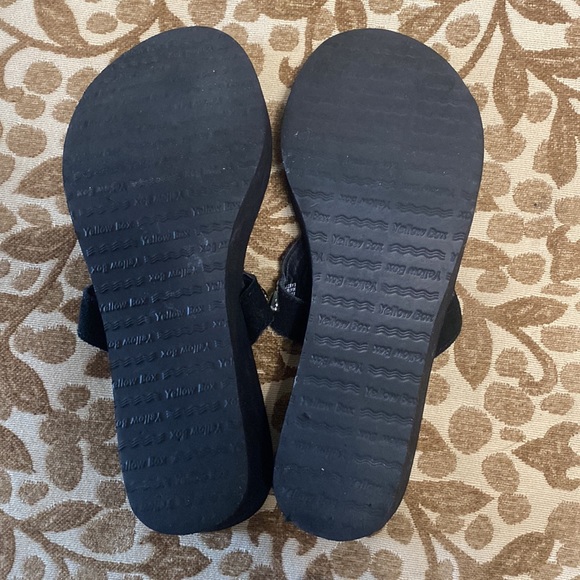 Black Bling Wedges by Yellow Box - Picture 4 of 5